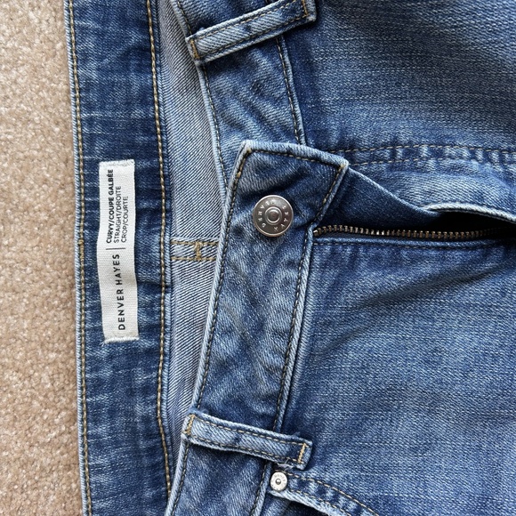 Denver Hayes Curvy Straight Crop Jeans Sz 12 - Picture 2 of 11